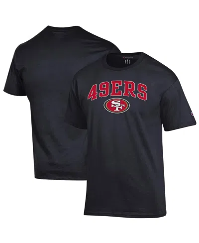 Champion Black San Francisco 49ers Arch Over Logo T-shirt