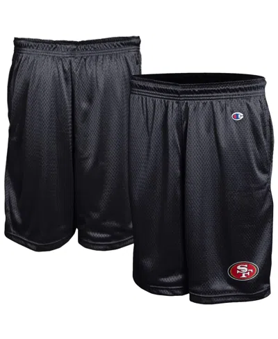 Champion Men's Black San Francisco 49ers Classic Mesh Shorts