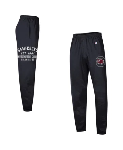 Champion Men's Black South Carolina Gamecocks Power Blend Banded Fleece Sweatpants