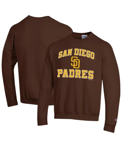 Champion Men's Brown San Diego Padres Heart Soul Power Blend Sweatshirt In Blue