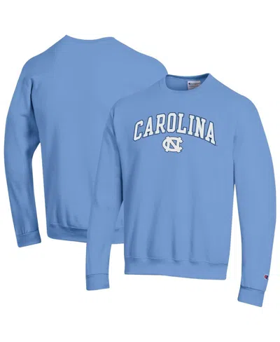Champion Men's Carolina Blue North Carolina Tar Heels Arch Over Logo Pullover Sweatshirt