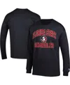 Champion Men's  Black Florida State Seminoles High Motor Long Sleeve T-shirt In Black