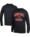 Champion Men's  Black Oregon State Beavers High Motor Long Sleeve T-shirt In Black