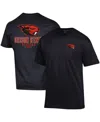 Champion Men's  Black Oregon State Beavers Stack 2-hit T-shirt In Black