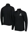 Champion Men's  Black Texas A&m Aggies Textured Quarter-zip Jacket In Black