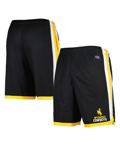 Champion Black Wyoming Cowboys Basketball Shorts