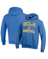 Champion Men's  Blue Ucla Bruins Basketball Icon Powerblend Pullover Hoodie In Blue