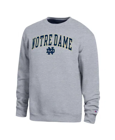 Champion Men's  Heather Gray Notre Dame Fighting Irish Arch Sweatshirt