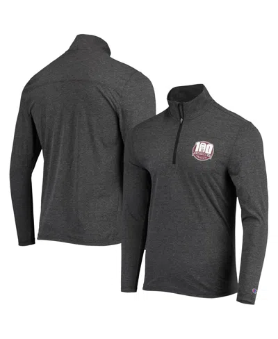 Champion Men's  Heathered Black Texas A&m Aggies 12th Man Centennial Field Day Quarter-zip Jacket