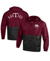 Champion Men's  Maroon Texas A&m Aggies 12th Man Centennial Blocked Packable Half-zip Pullover Jacket In Maroon