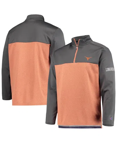 Champion Men's  Texas Orange Texas Longhorns Gameday Quarter-zip Jacket