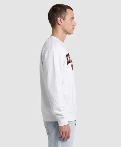 Champion Men's  White Chicago Bears Contrast Lined Sweatshirt