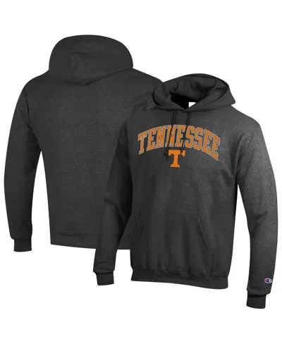 CHAMPION MEN'S CHARCOAL TENNESSEE VOLUNTEERS ARCH OVER LOGO PULLOVER HOODIE