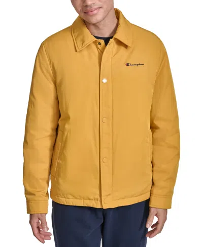 Champion Men's Classic Coaches Jacket In Sunflower