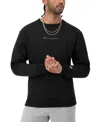 Champion Men's Classic Crewneck Sweatshirt In Black