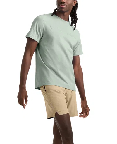 Champion Men's Classic Logo Crewneck Short-sleeve T-shirt In Sand