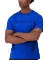 Champion Men's Classic Logo Crewneck Short-sleeve T-shirt In Surf The W