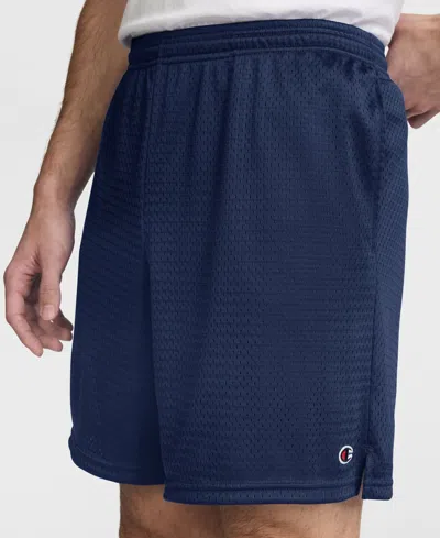 Champion Men's Classic Mesh Shorts In Blue