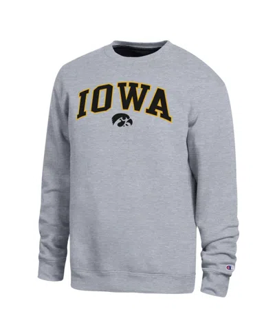 Champion Men's Crewneck Classic-fit Graphic Cotton-blend Sweatshirt In Blue