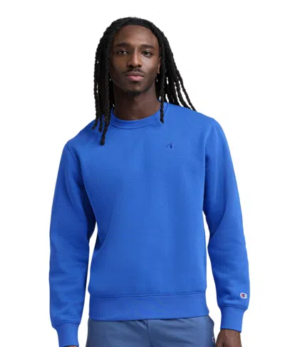 Champion Men's Crewneck Sweatshirt In Blue