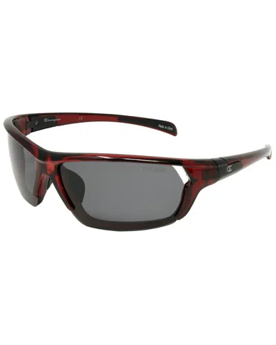 Champion Men's Cu5053 67mm Polarized Sunglasses In Red
