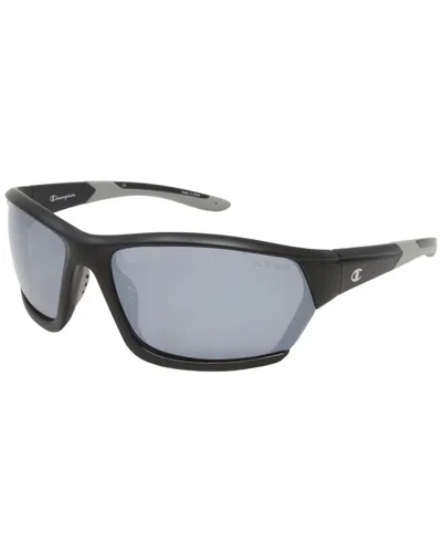 Champion Men's Cu5059 67mm Polarized Sunglasses In Black