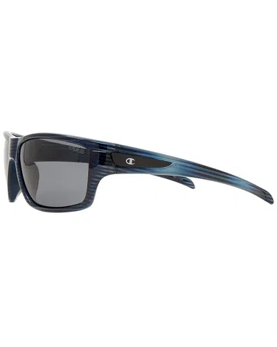 Champion Men's Cu5127 62mm Polarized Sunglasses In Blue