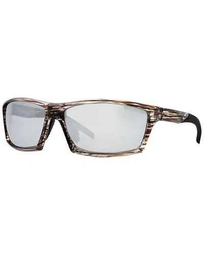 Champion Men's Cu5142 64mm Polarized Sunglasses In Grey