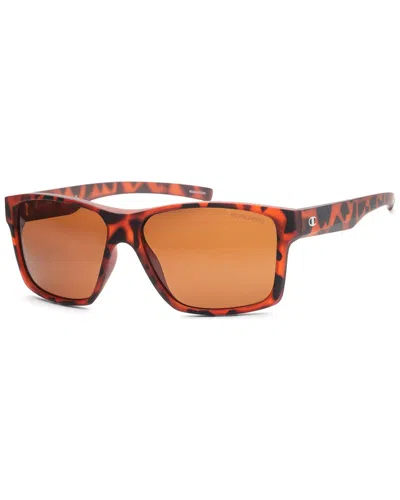 Champion Men's Cu5160 61mm Polarized Sunglasses In Brown