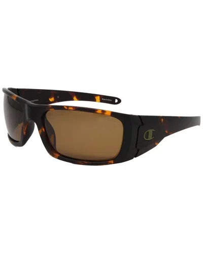 Champion Men's Cugrit 66mm Polarized Sunglasses In Brown