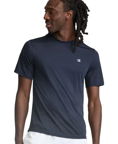 Champion Sport T-shirt, Reflective C Logo In Blue