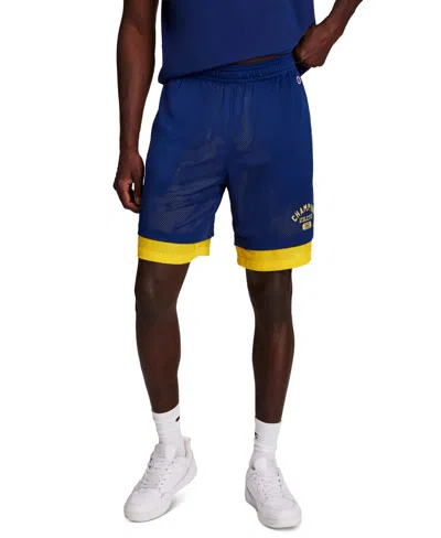 Champion Men's Double Layer Athletics Graphic Shorts In Multi