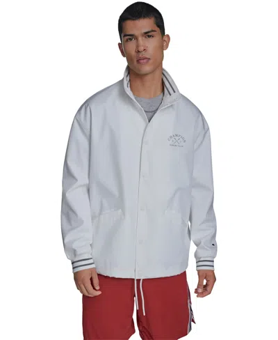 Champion Men's Flex Tech Rowing Club Coaches Jacket In Gray