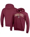Champion Men's Garnet Florida State Seminoles Arched Logo Fleece Pullover Hoodie In Burgundy