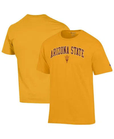 Champion Men's Gold Arizona State Sun Devils Arch Over Logo T-shirt