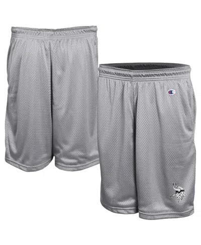 Champion Men's Gray Minnesota Vikings Classic Mesh Shorts