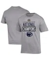 Champion Men's Gray Penn State Nittany Lions 2024 Ncaa Women's Volleyball National S Locker Room T-sh In Gray