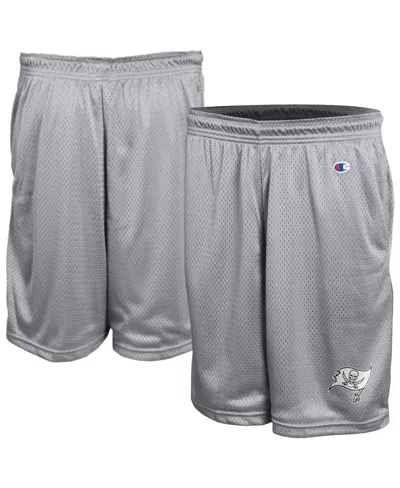 Champion Men's Gray Tampa Bay Buccaneers Classic Mesh Shorts