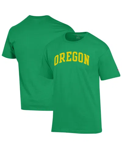 Champion Men's Green Oregon Ducks Basic Arch T-shirt