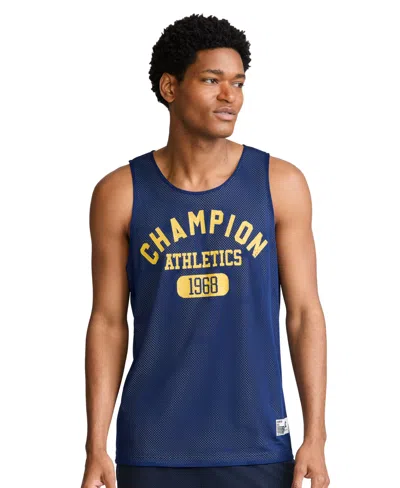 Champion Men's Gridiron Reversible Crewneck Tank Top In Multi