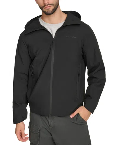 Champion Men's Hooded Rain Jacket In Black