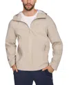 Champion Men's Hooded Rain Jacket In Pebble