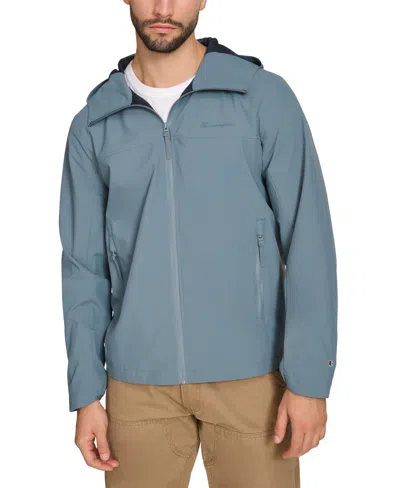 Champion Men's Hooded Rain Jacket In Blue