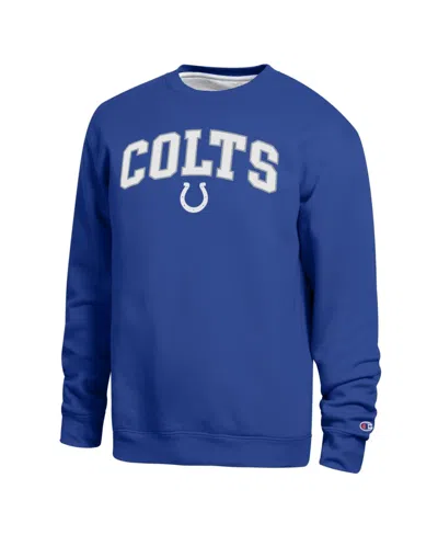 Champion Men's Indianapolis Colts Crewneck Pullover Sweatshirt In Blue