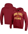 Champion Men's Iowa State Cyclones High Motor Pullover Hoodie In Cardinal