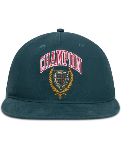 Champion Men's Laurel Shield Logo Hat In Dark Green