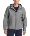 Champion Men's Lightweight Sport Shell Hooded Jacket In Heather Grey
