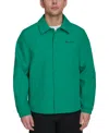 Champion Men's Logo Coach Jacket In Green
