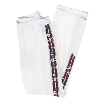 Champion Men's Long Pants Break Away Tracksuit Pants In White