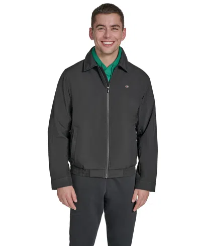 Champion Men's Long-sleeve Bomber Jacket In Black